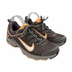Nike Women's Air Alvord 9 Trail Running Black Neon Orange Athletic Shoes